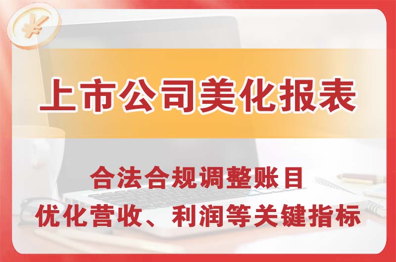 嵩明上市公司美化报表